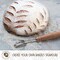 Superbaking Bread Proofing Basket, Round 9 inch Sourdough Starter Kit, Proofing Basket for Bread baking, Bread Making Supplies Tools, Banneton Basket Gift Set